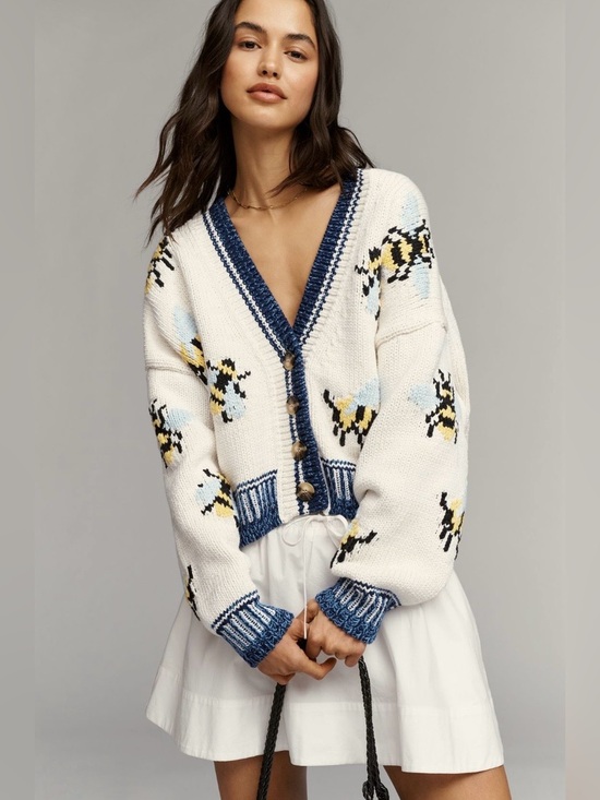 Anthropologie Sweaters - Anthropologie x Maeve Icon Chunky Cardigan Size Large NWT
